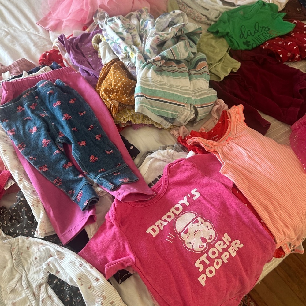 52 piece Assorted Baby Clothing Bundle 9 months - Picture 2 of 5